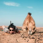 Balade à Chameau au Coucher du Soleil et Expérience dans le Désert Marocain à Agafay 4 agafay camel ride