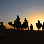 Balade à Chameau au Coucher du Soleil et Expérience dans le Désert Marocain à Agafay 2 from marrakech agafay desert sunset camel ride
