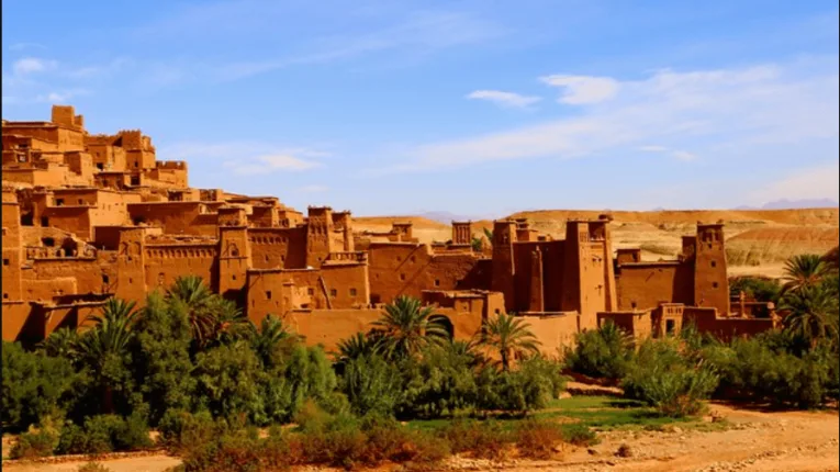 The Ksar of Ait-Ben-Haddou stands in Morocco’s Ounila Valley, showcasing iconic earthen architecture and cultural heritage highlighted by Morocco Trip Way.
