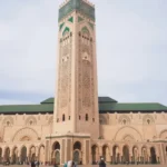 Hassan II Mosque front view, Casablanca